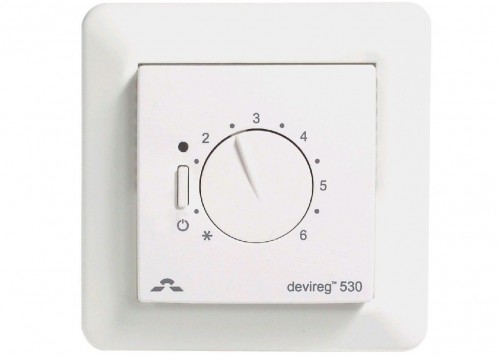Терморегулятор теплого пола Devi Devireg 530 с датчиком пола